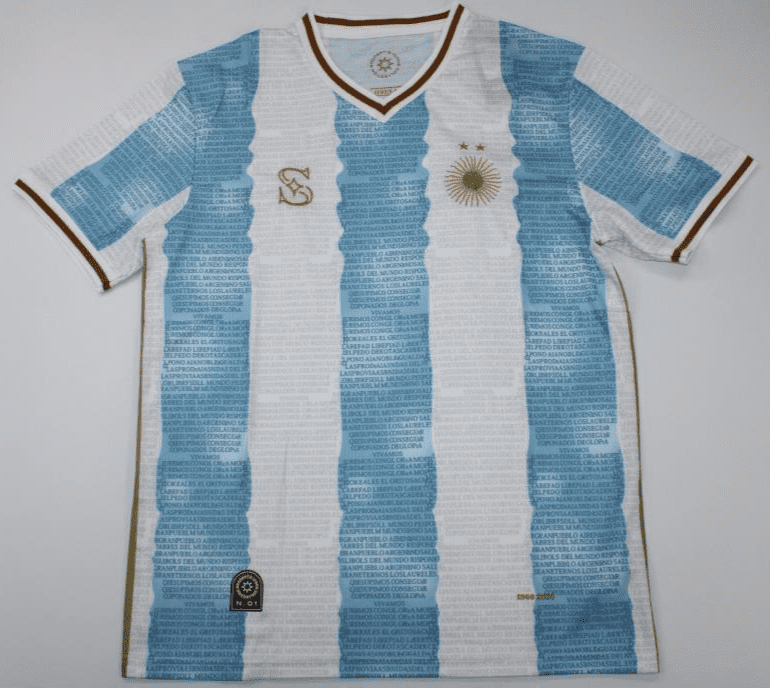 2022 Argentina Commemorative Edition White Blue