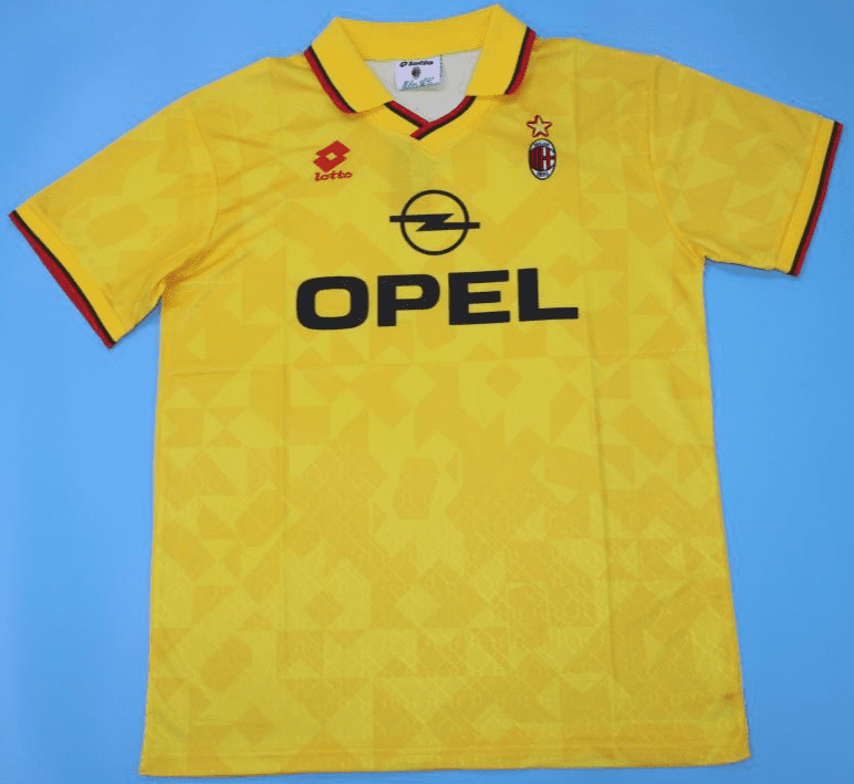 A.C. Milan 1995-97, Yellow Third Away