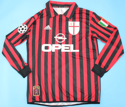 A.C. Milan 1999-00, Home, Long Sleeve with UCL