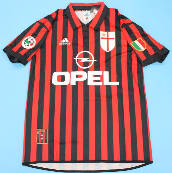 A.C. Milan 1999-00, Home with League Patch