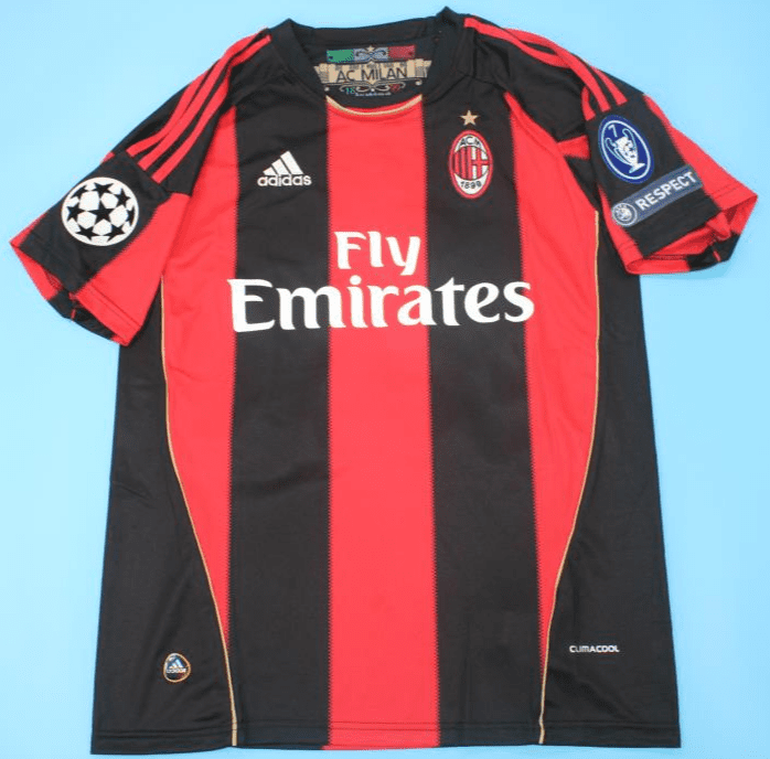 A.C. Milan 2010-11, Home with UCL & Fonts