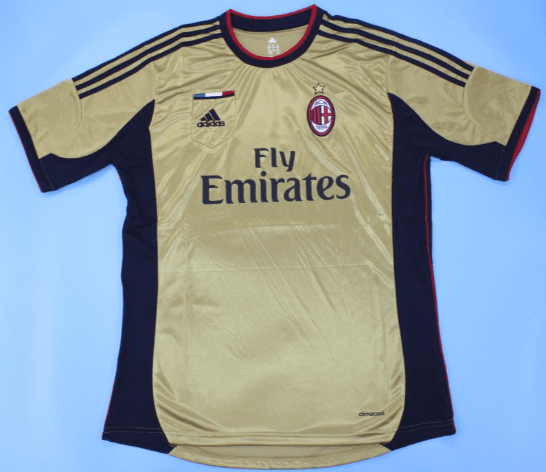 A.C. Milan 2013-14, Gold Third Away