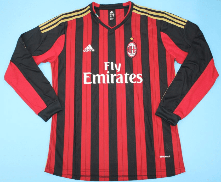 A.C. Milan 2013-14, Home, Long Sleeve