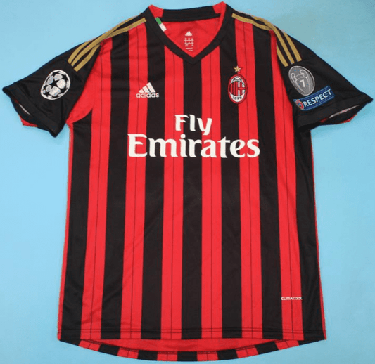 A.C. Milan 2013-14, Home,  with UCL & Fonts