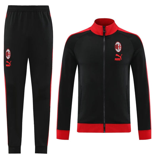 AC Milan 23-24, Black with Red Tracksuit