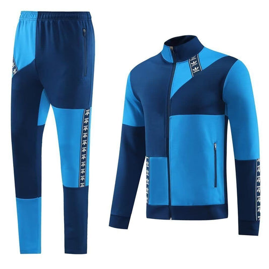 Adidas AJ12, Dark Blue and Light Blue Tracksuit