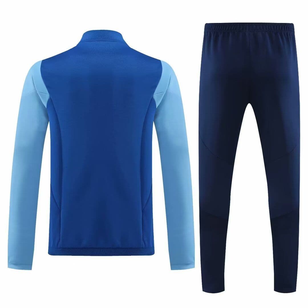 Adidas Blue & Light Blue Sleeves Tracksuit