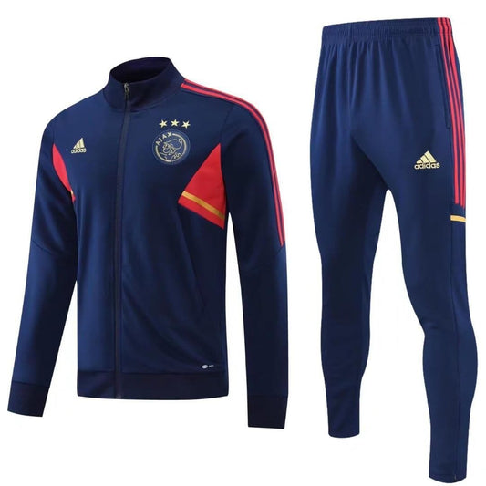 Ajax 22-23, Dark Blue with Red Tracksuit