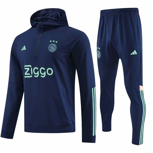 Ajax 23-24, Dark Blue Tracksuit with Hood