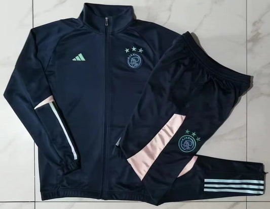 Ajax 23-24, Dark Blue with Pink Tracksuit