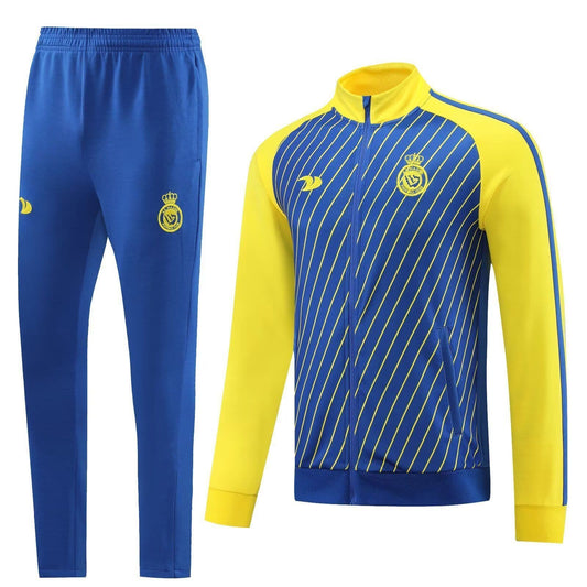 Al-Nassr Blue with Yellow Tracksuit