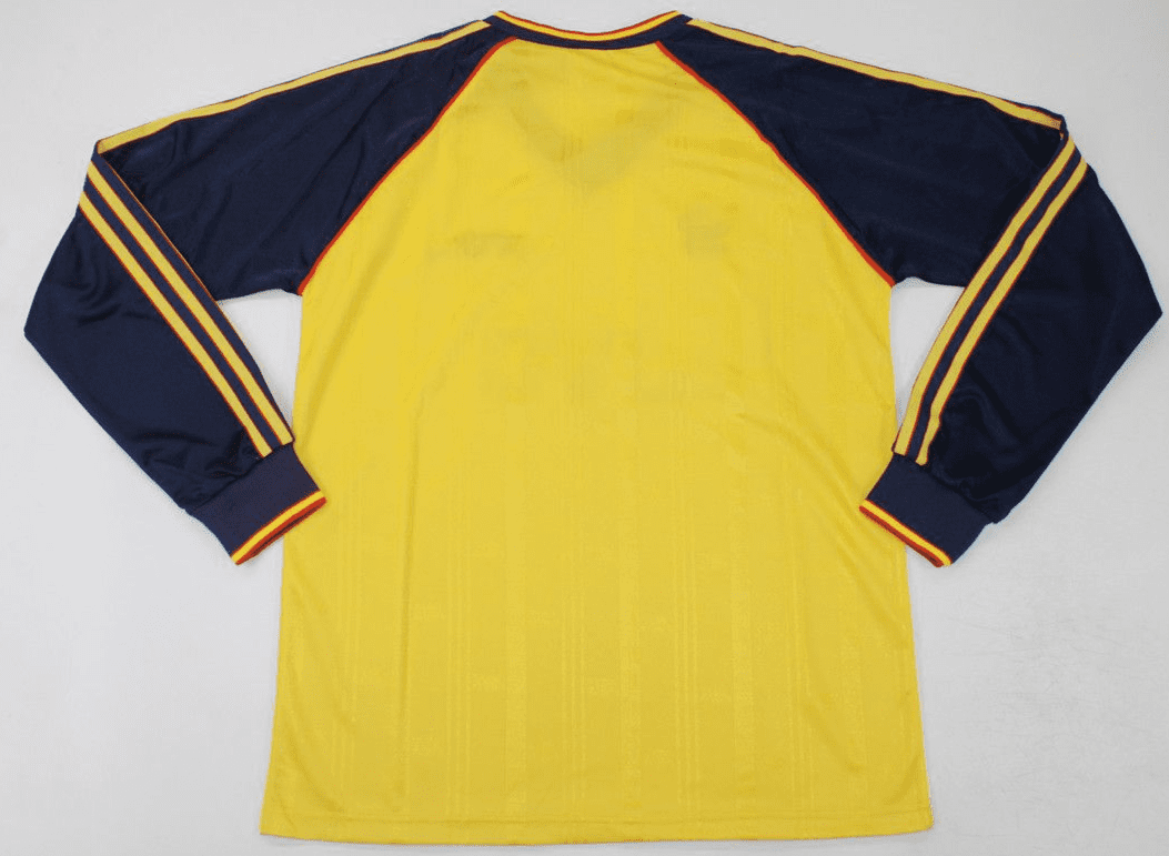 Arsenal 1988-89, Yellow Away Long Sleeve