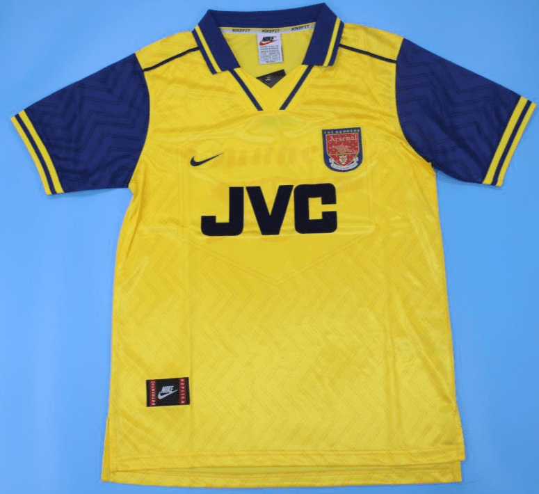 Arsenal 1996-97, Yellow Away