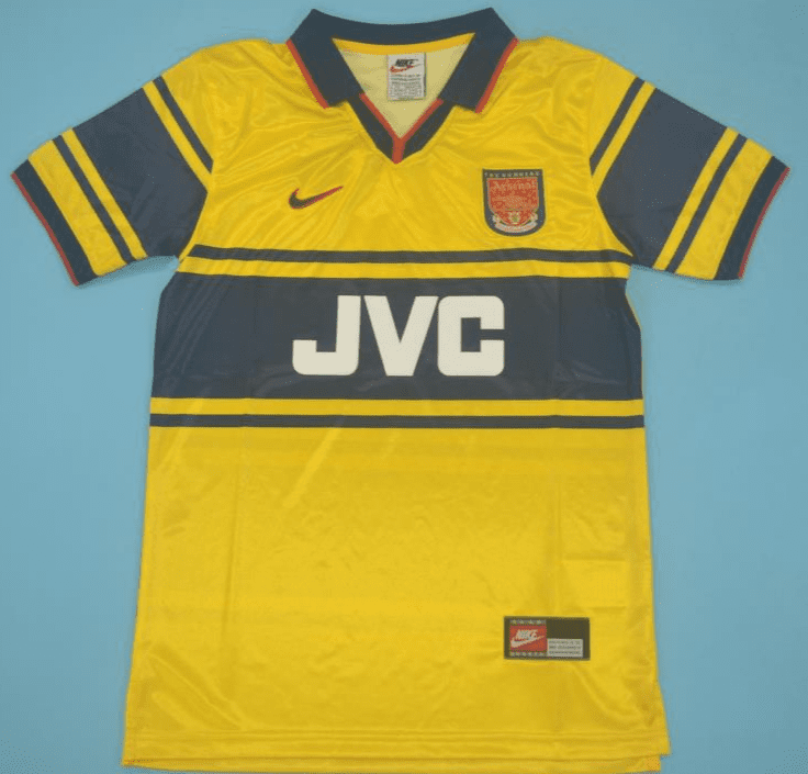 Arsenal 1997-98, Yellow Away