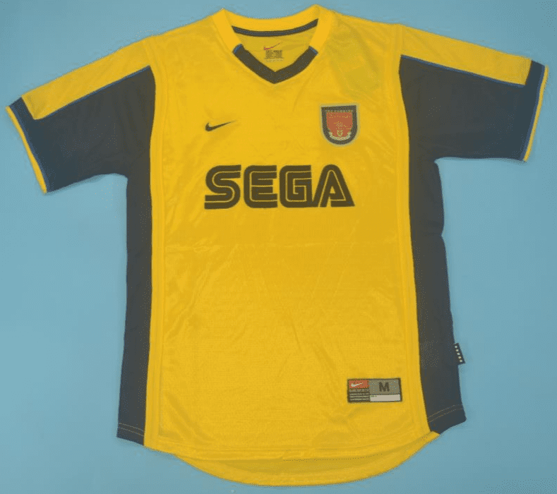 Arsenal 2000-01, Yellow Away