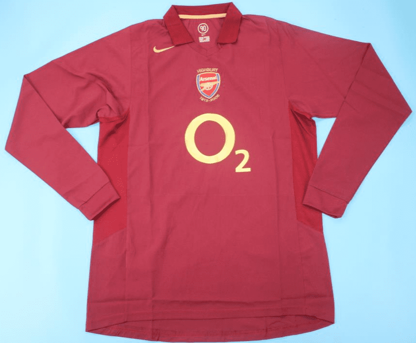 Arsenal 2005-06, Dark Red Long Sleeve