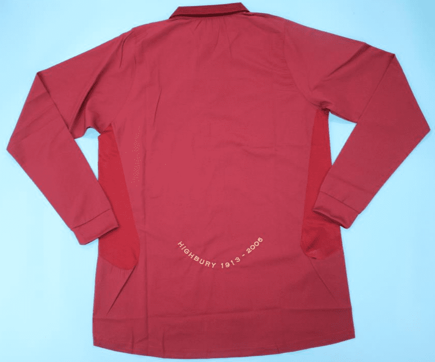 Arsenal 2005-06, Dark Red Long Sleeve