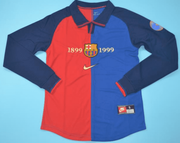 Barcelona, 1999-00, Home, Long Sleeve