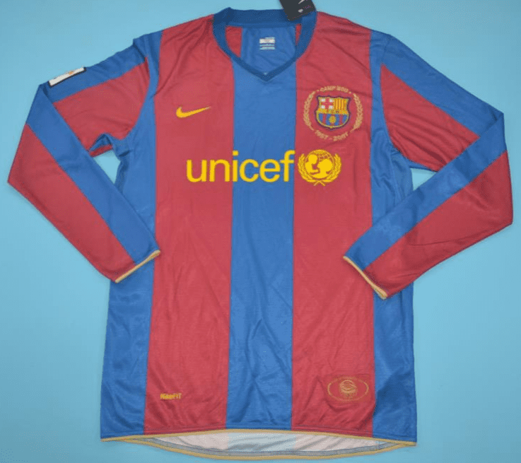 Barcelona 2007-08, Home, Long Sleeve