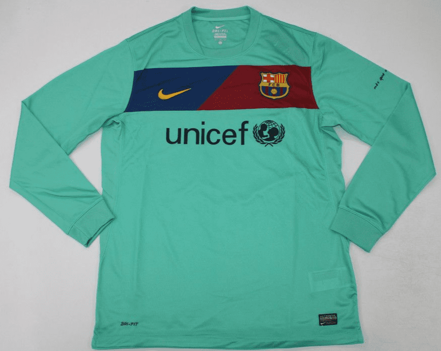 Barcelona 2010-11, Green Away, Long Sleeve