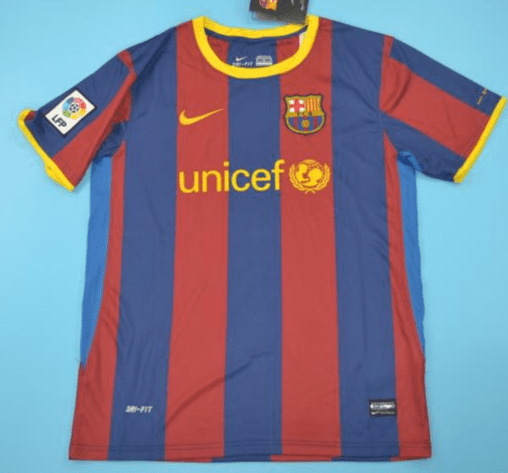 Barcelona 2010-11, Home, Liga Version