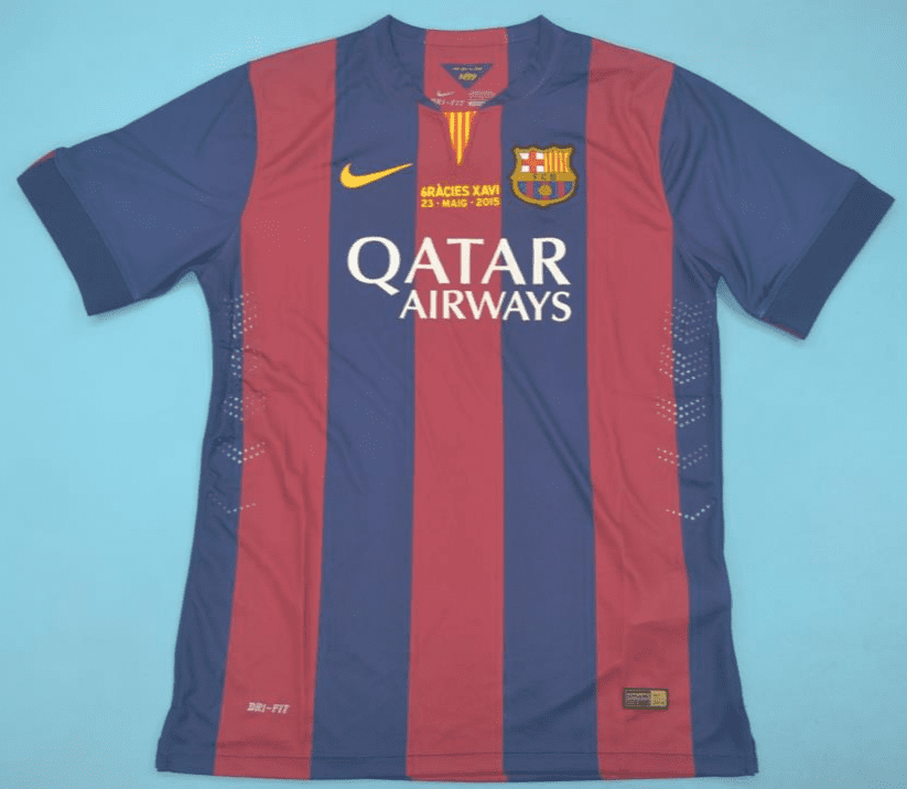 Barcelona, 2014-15, Gracias XAVI