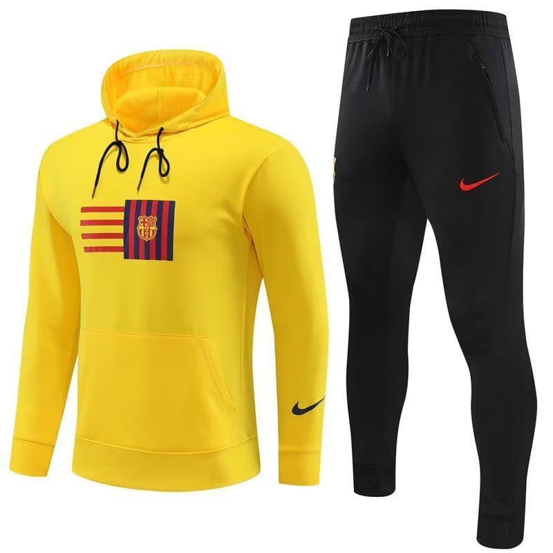 Barcelona 23-24, Yellow Tracksuit with Hood