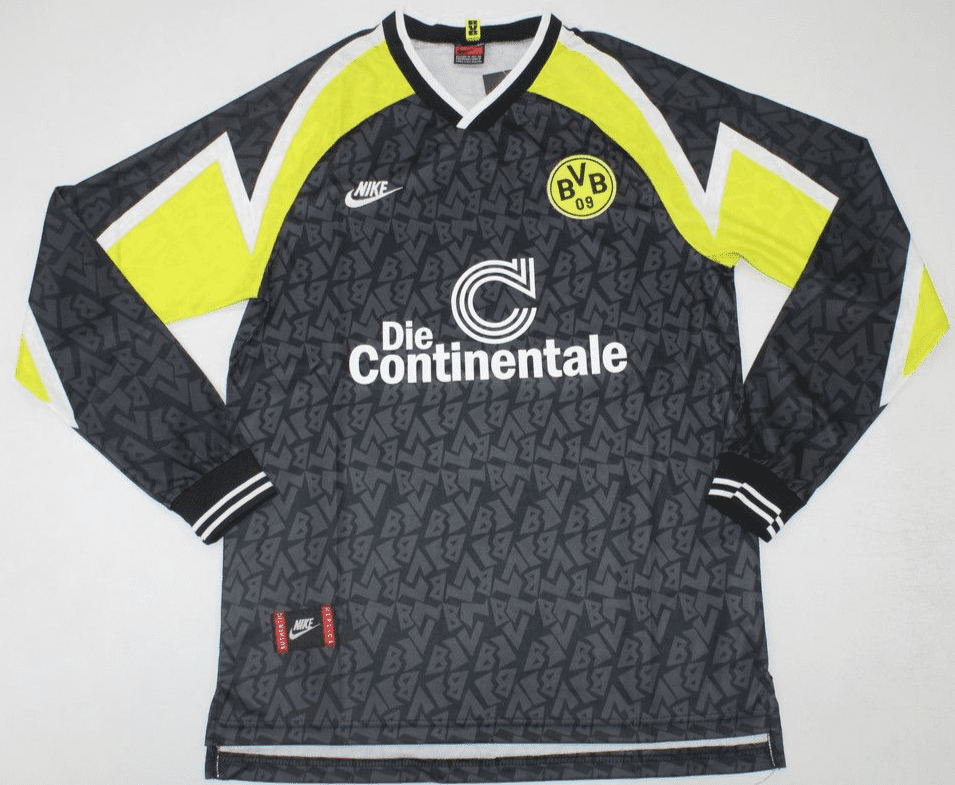 Borussia Dortmund, 1995-96, Black Away, Long Sleeve