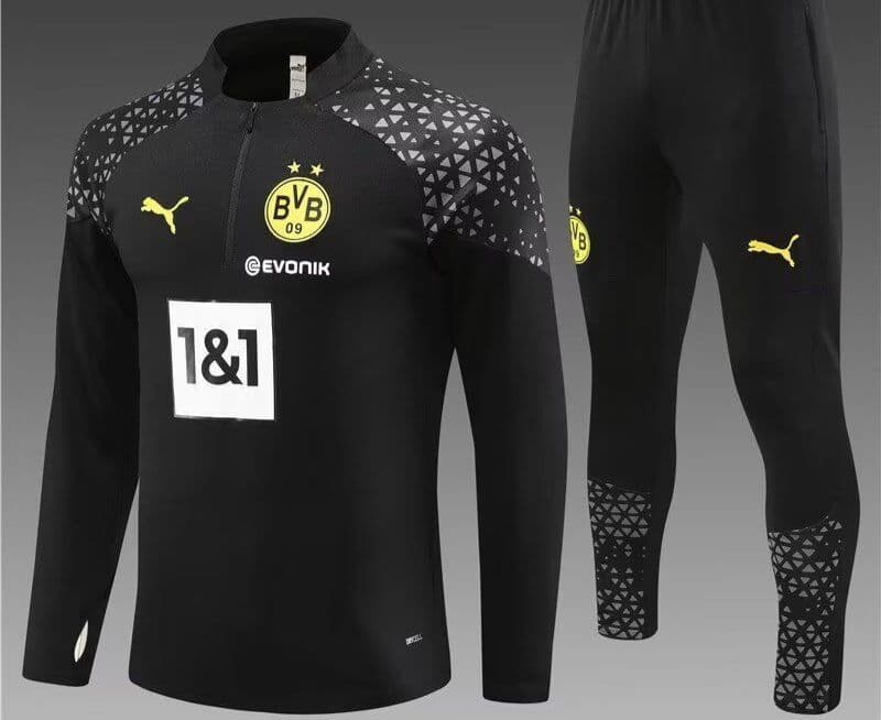 Borussia Dortmund 23-24, Black Tracksuit Kid Size