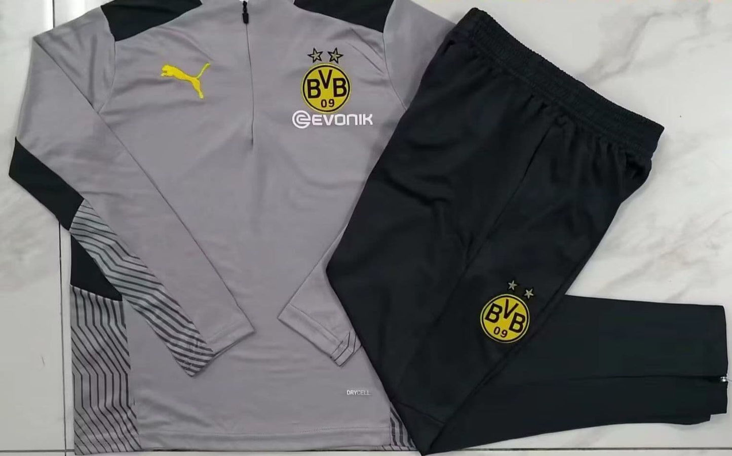 Borussia Dortmund 23-24, Grey Tracksuit Kid Size