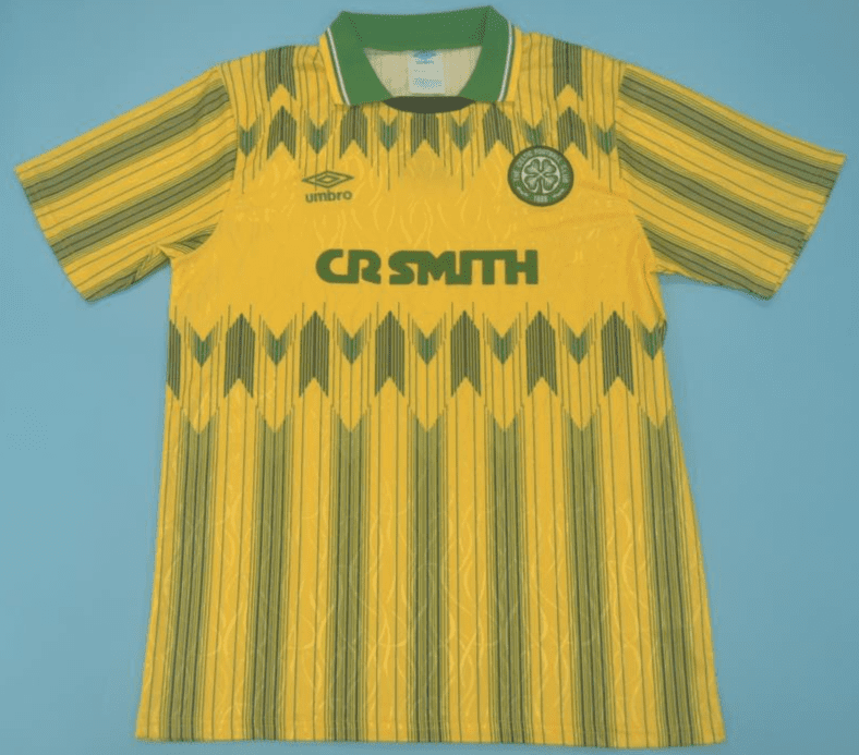 Celtic  1989-91, Yellow Away