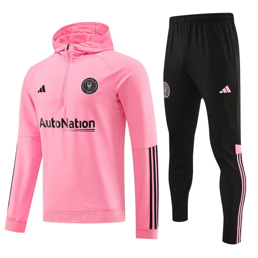 Inter Miami CF 23-24, Pink Tracksuit with Hood