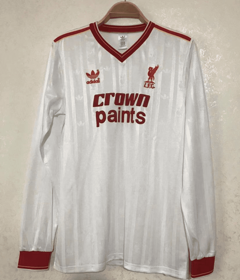 Liverpool 1985-86, Double Winners, Long Sleeve, White Away