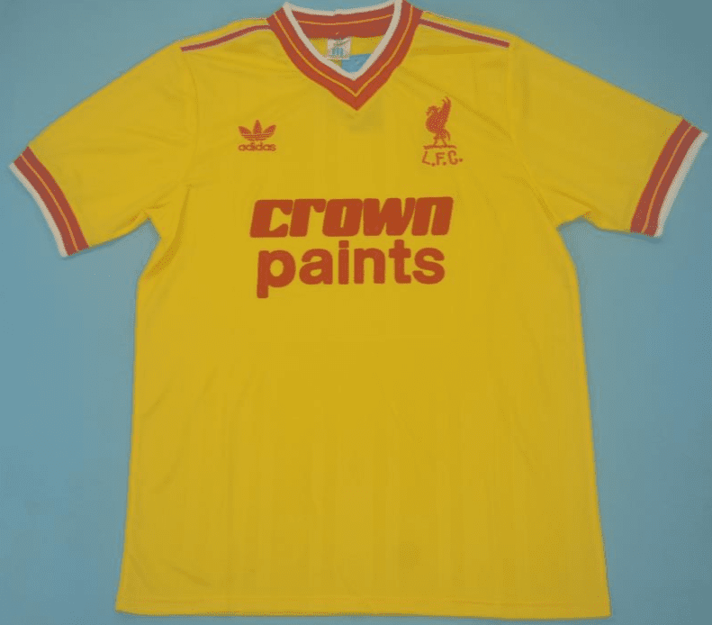 Liverpool 1985-87, Yellow Third Away