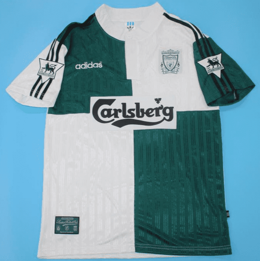 Liverpool 1995-96, White Green Away