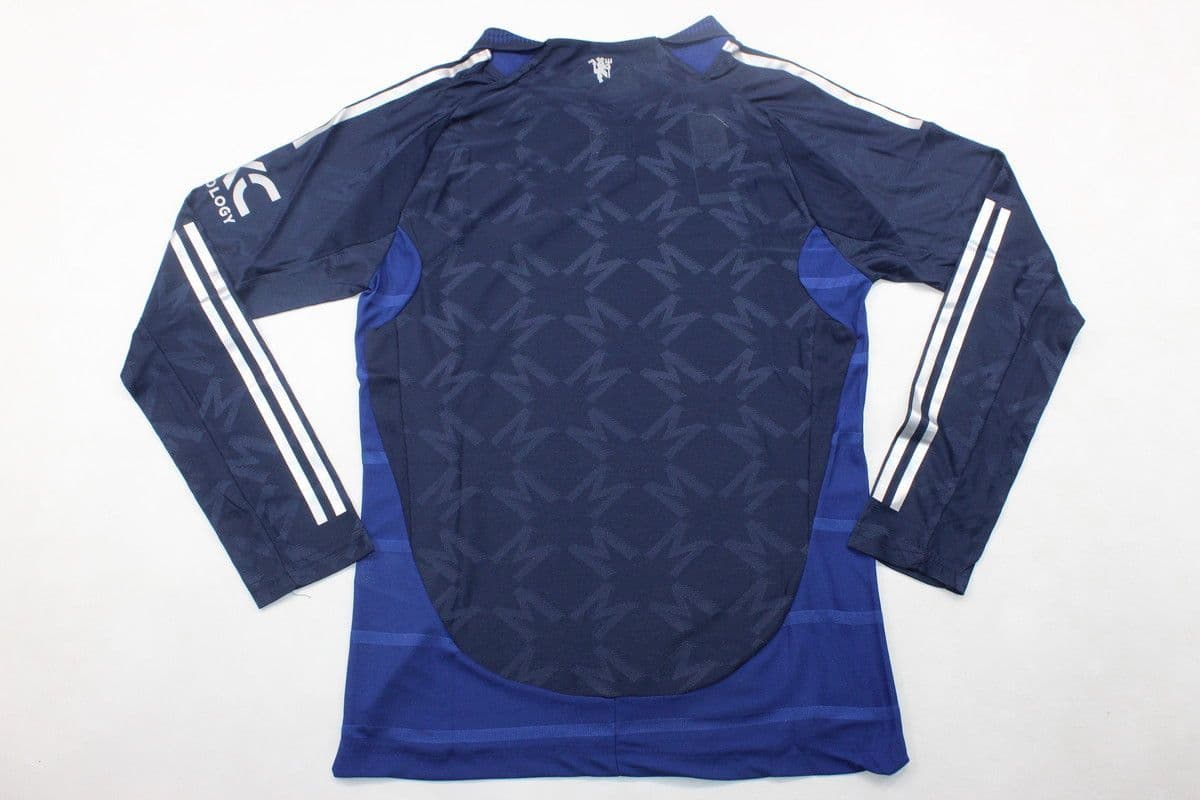 Man U Long Sleeve Player Version | 23 | Blue | Away