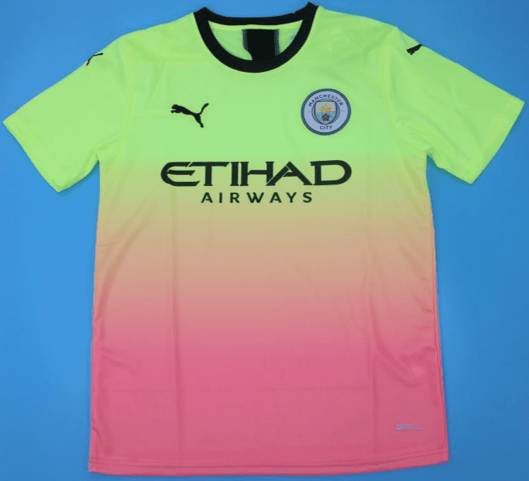 Manchester City 2019-20, Pink Yellow Away