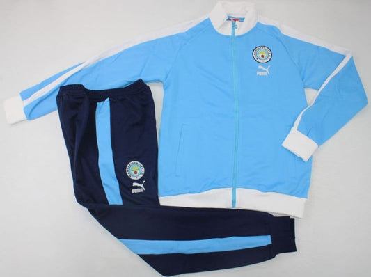 Manchester City 23-24, Blue with White Tracksuit