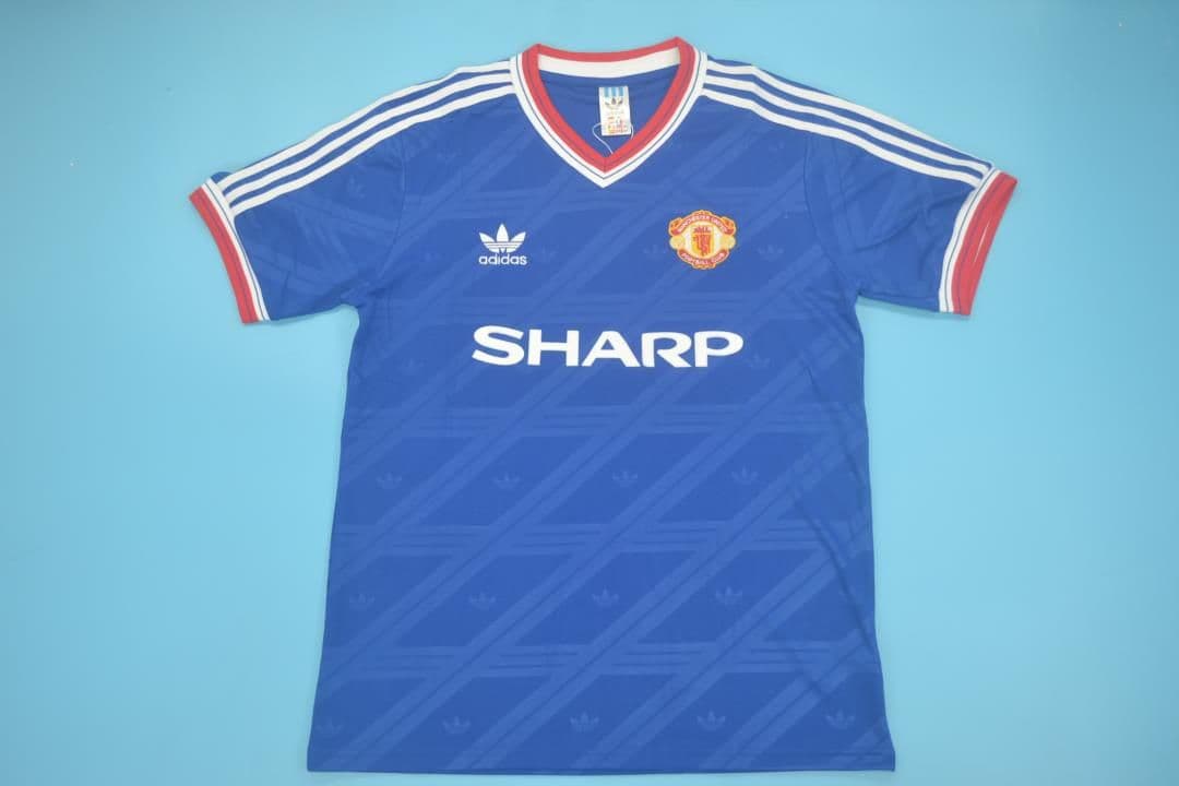 Manchester United 1986-88,  Blue Away