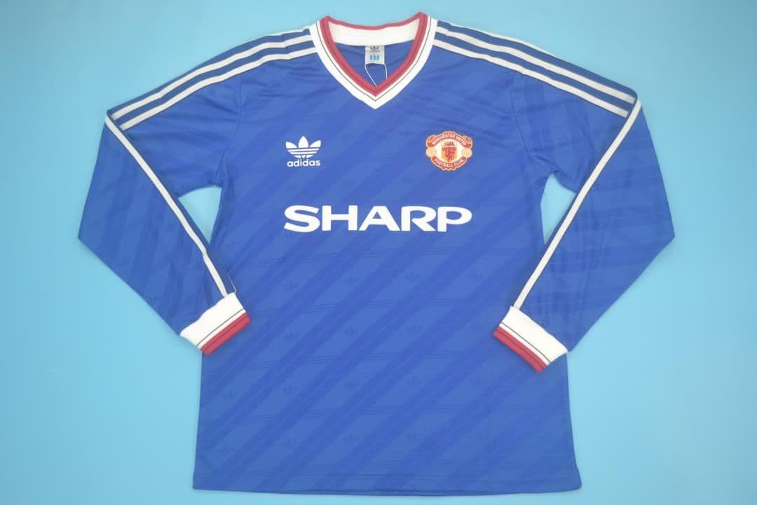 Manchester United 1986-88,  Blue Long Sleeve