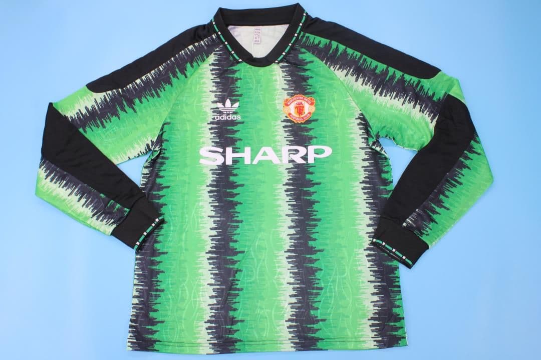 Manchester United 1990-92, Green Black GK Long Sleeve