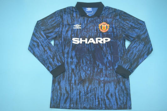 Manchester United 1992-93,  Blue Away Long Sleeve