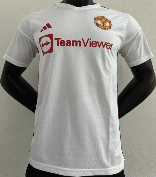 Manchester United 2023-24, White Training Shirts Players Version