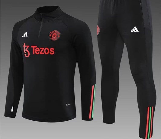 Manchester United 23-24, Black Tracksuits Kid Size