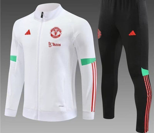 Manchester United 23-24, White Tracksuit Kid Size