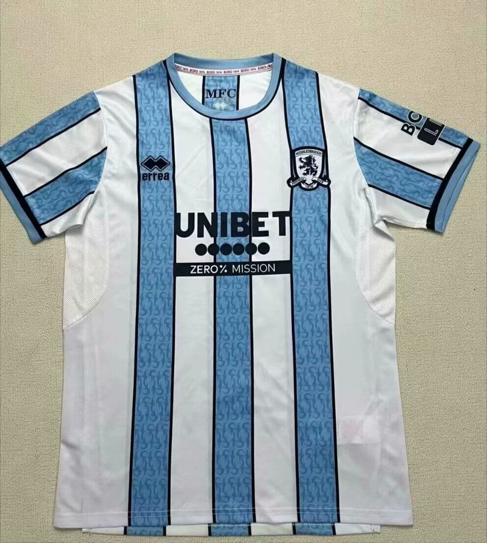 Middlesbrough | 6 |  Blue & White | Away