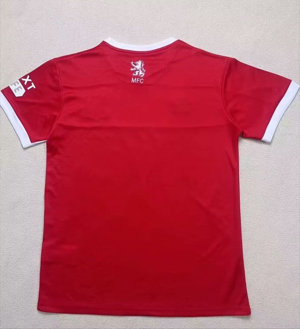 Middlesbrough | 6 | Red & White | Home