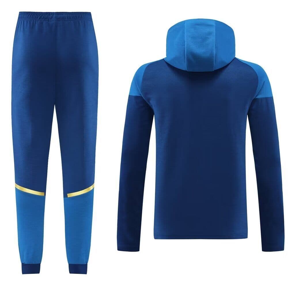 Olympique de Marseille  23-24, Dark Blue Tracksuit with Hood