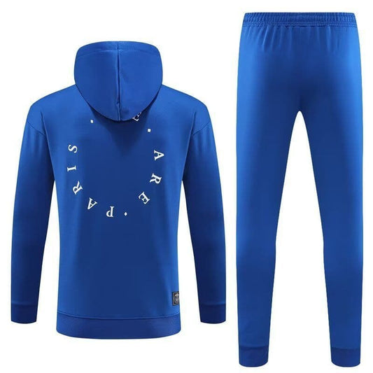 Paris Saint-Germain 23-24, Blue Tracksuits with Hood