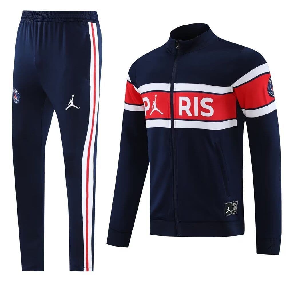 Paris Saint-Germain 23-24, Dark Blue with Red Tracksuit